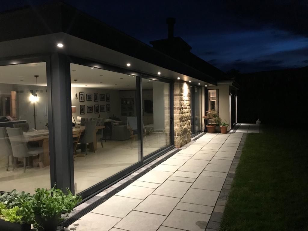 Task and feature lighting in a bespoke kitchen