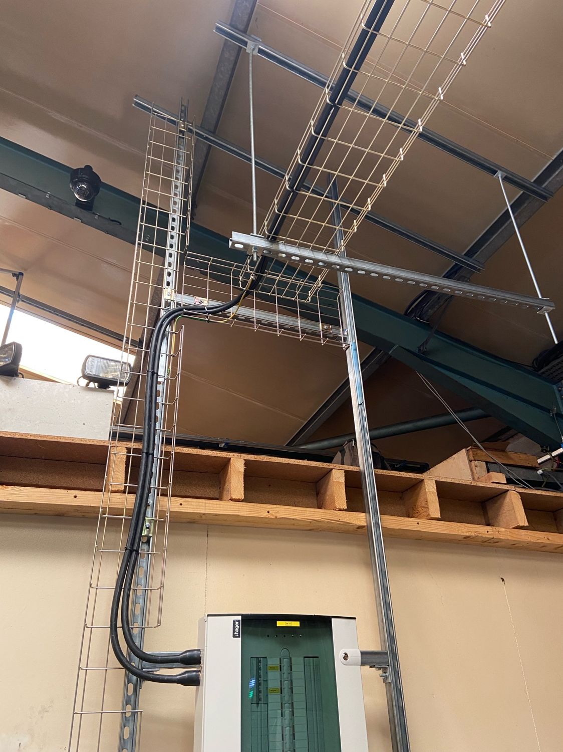 Industrial distribution boards and cable containment