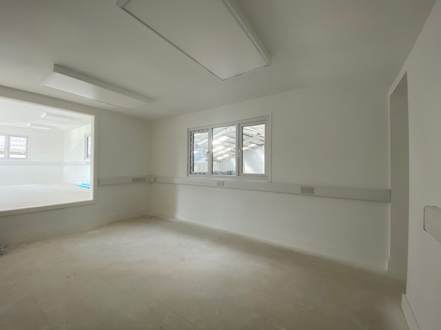 Lighting and power installed in new office space